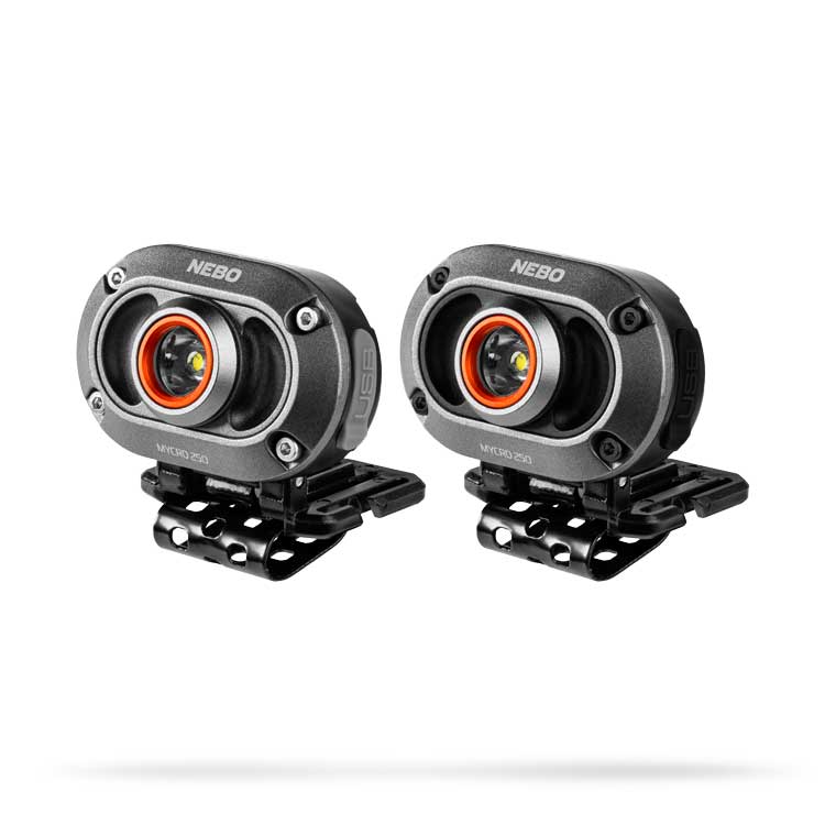 Nebo Mycro 250 Lumen Headlamp Twin Pack - KBM Outdoors