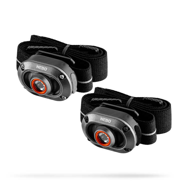 Nebo Mycro 250 Lumen Headlamp Twin Pack - KBM Outdoors