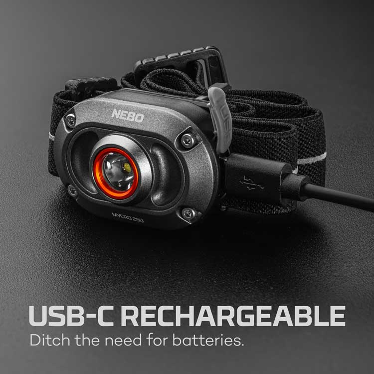 Nebo Mycro 250 Lumen Headlamp Twin Pack - KBM Outdoors