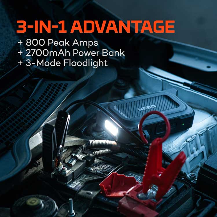NEBO Assist 800 Jump Starter & Power Bank