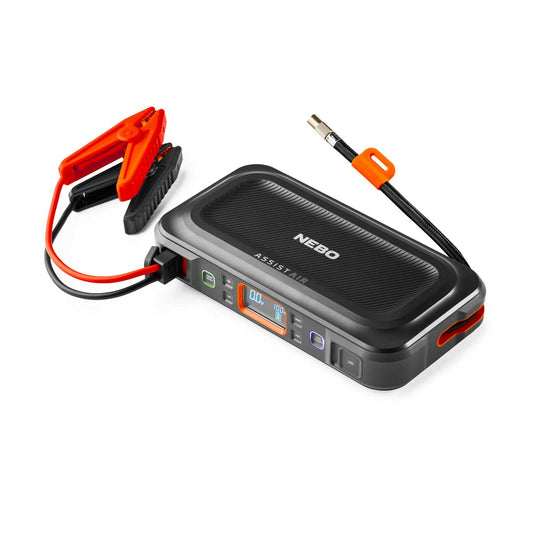 NEBO Assist Air Jump Start & Air Compressor 1500Amps - KBM Outdoors