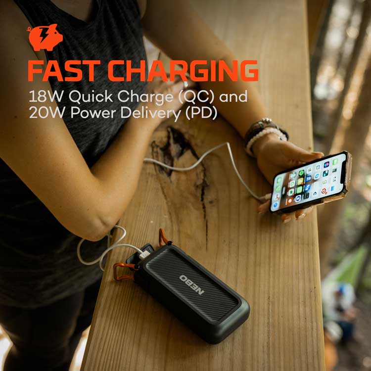 NEBO Rambler 20k Power Bank & Light - KBM Outdoors