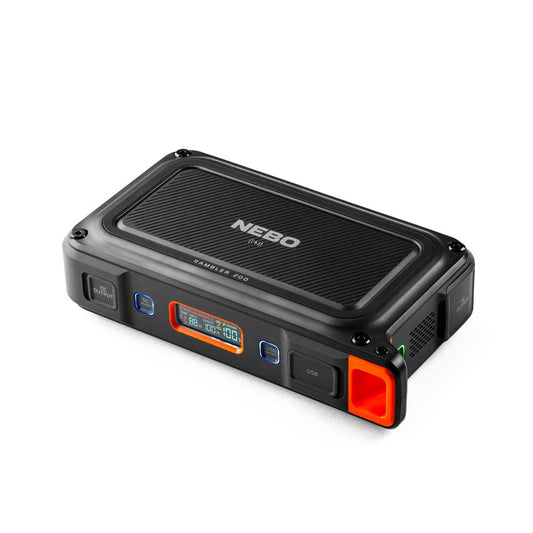 NEBO Rambler 200 Power Station (Acquire Power, Store Power, Transfer Power) - KBM Outdoors