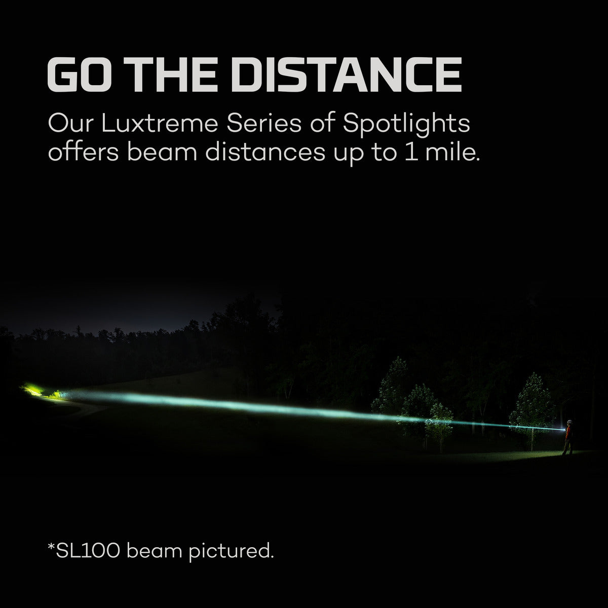 Nebo LUXTREME SL25R Quarter Mile Beam Spotlight - KBM Outdoors