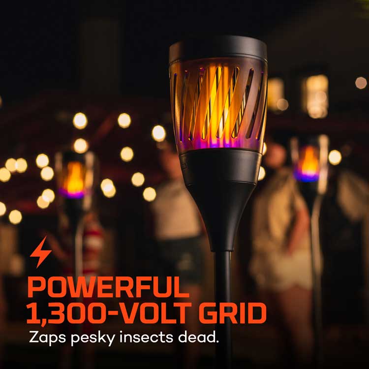 NEBO Solar Tiki Torch Zapper (Bug Protection) - KBM Outdoors