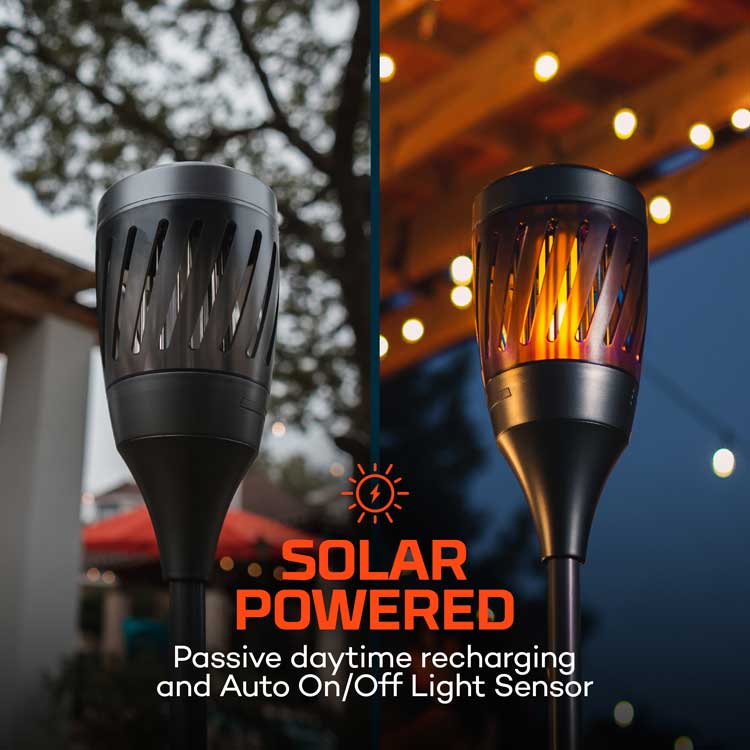 NEBO Solar Tiki Torch Zapper (Bug Protection) - KBM Outdoors