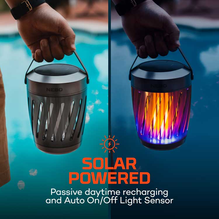 NEBO Solar Zapper & Lantern (Bug Protection) - KBM Outdoors