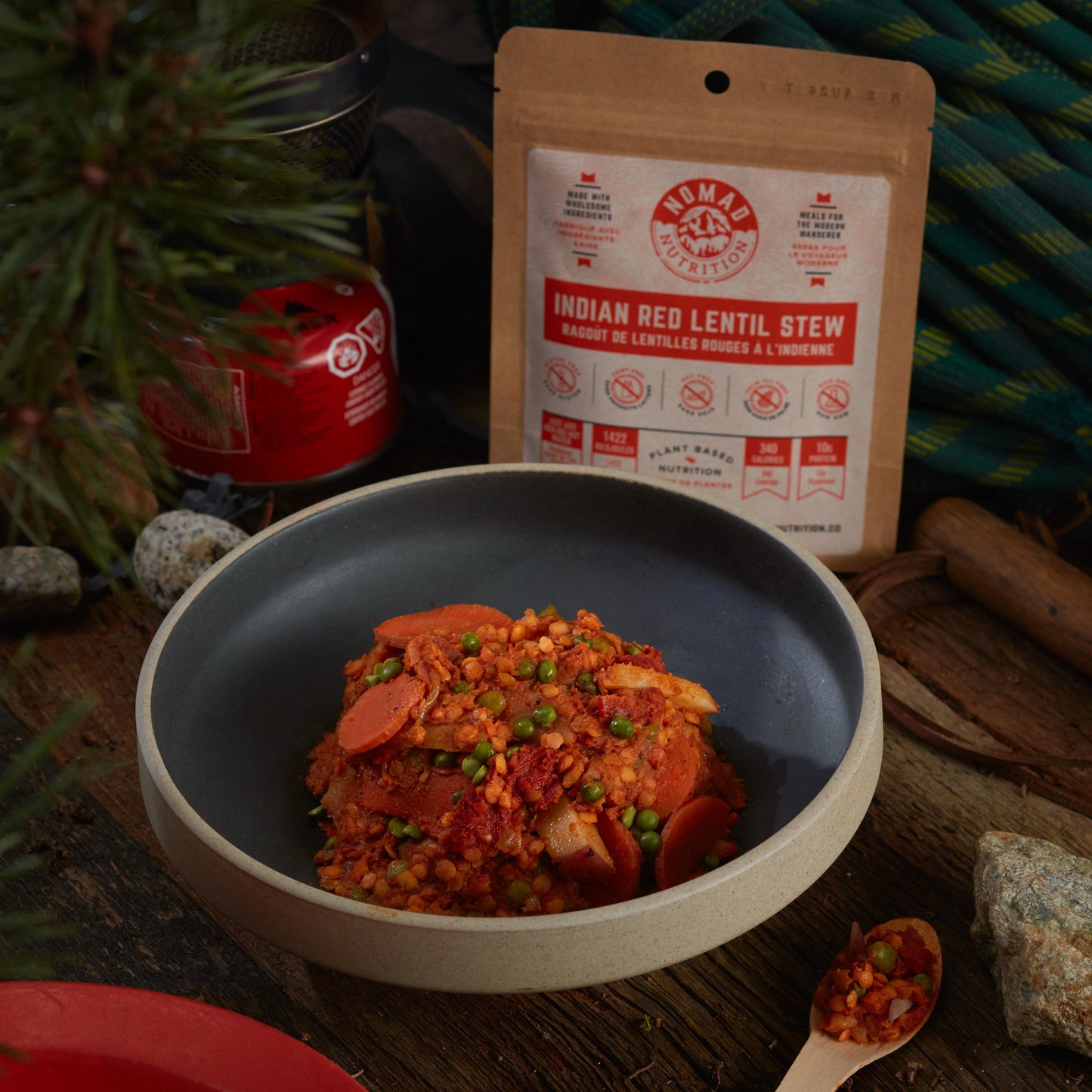 NOMAD Indian Red Lentil Stew 56 g - KBM Outdoors