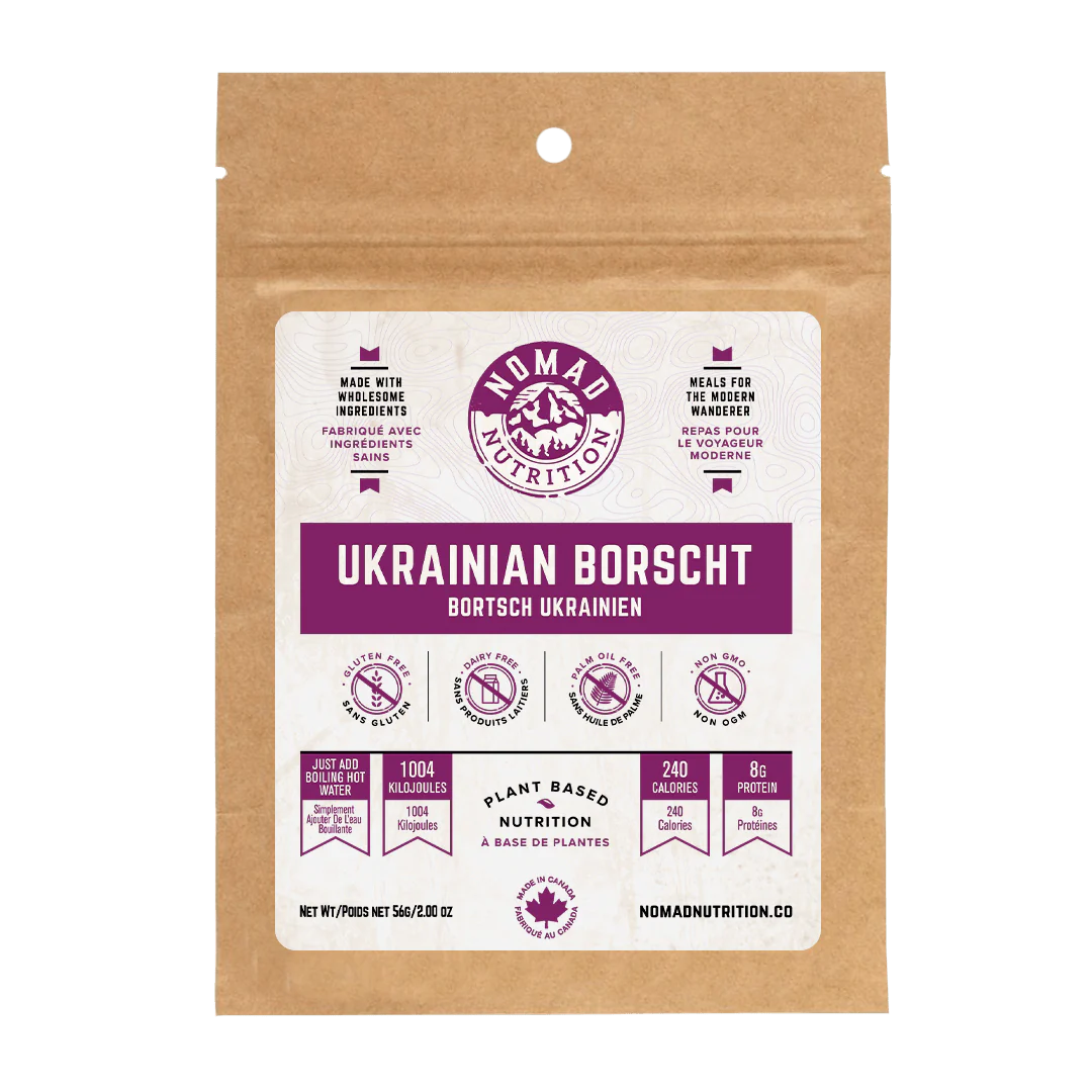 NOMAD Ukrainian Borscht Snack Size 56g - KBM Outdoors