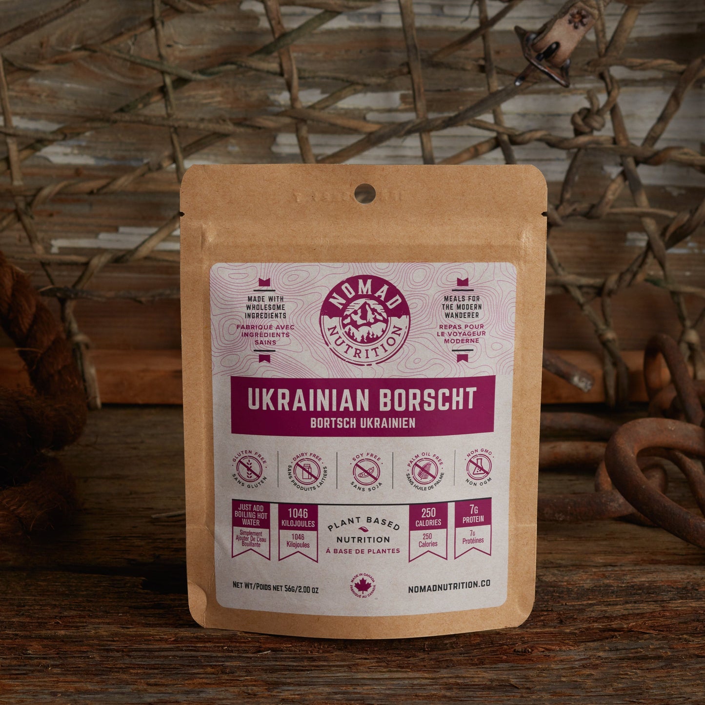 NOMAD Ukrainian Borscht Snack Size 56g - KBM Outdoors