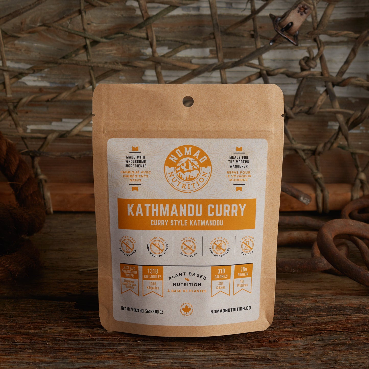 NOMAD Kathmandu Curry Snack Size 56g - KBM Outdoors