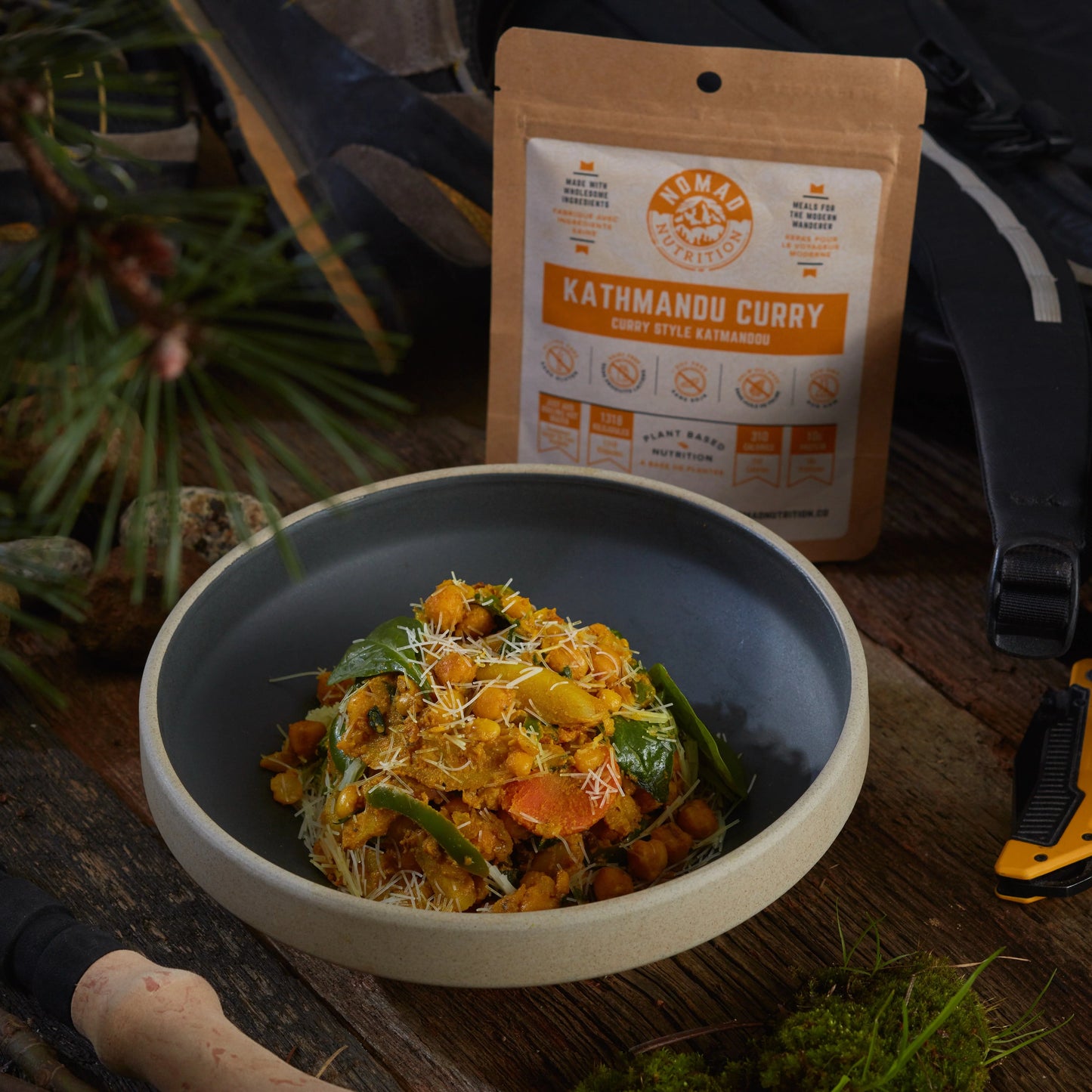 NOMAD Kathmandu Curry Snack Size 56g - KBM Outdoors