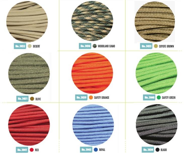 World Famous Heavy Duty Paracord 550 - KBM Outdoors