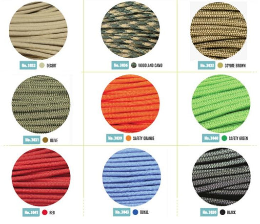 World Famous Heavy Duty Paracord 550 - KBM Outdoors