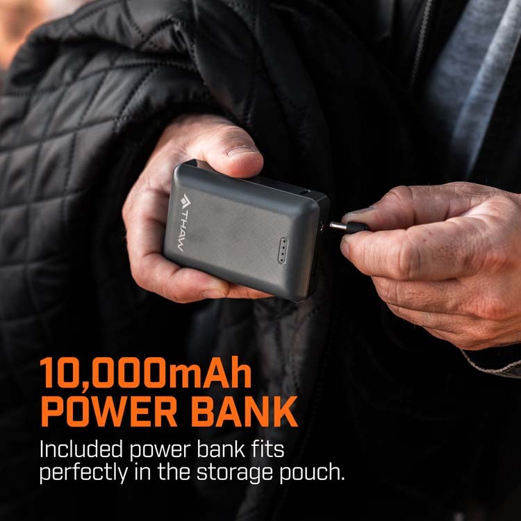THAW Rechargeable Heated Wrap with 10k Power Bank