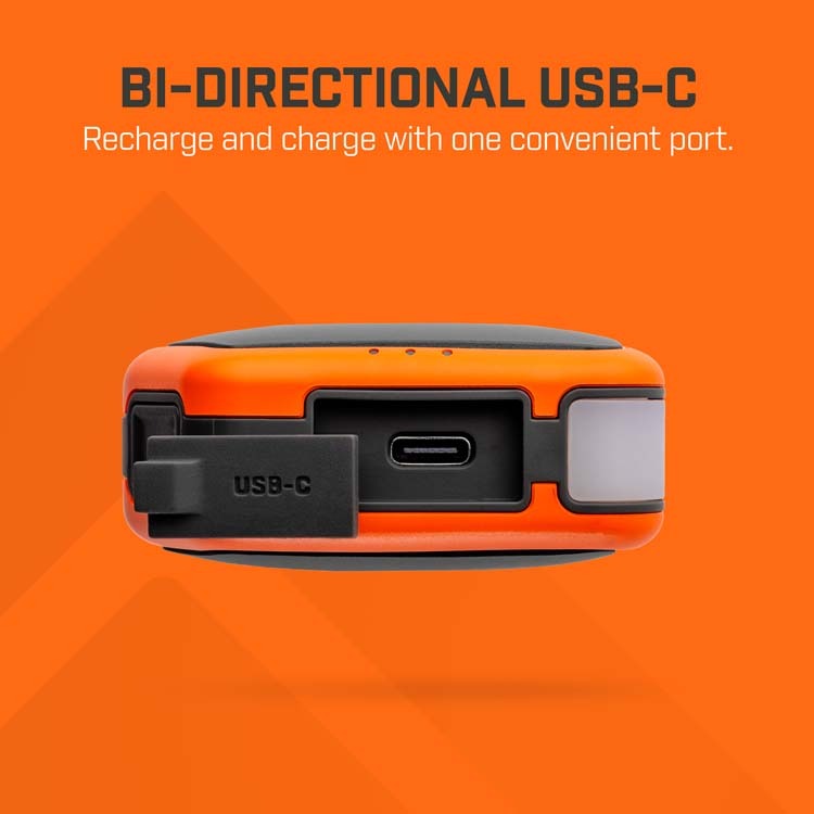 THAW Rechargeable Hand Warmer with integrated flashlight & powerbank - KBM Outdoors