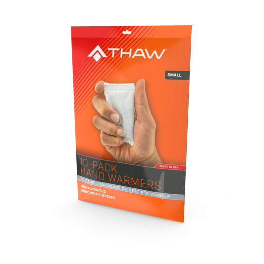 THAW Small Disposable Hand Warmers (Singles & 10 Packs) - KBM Outdoors