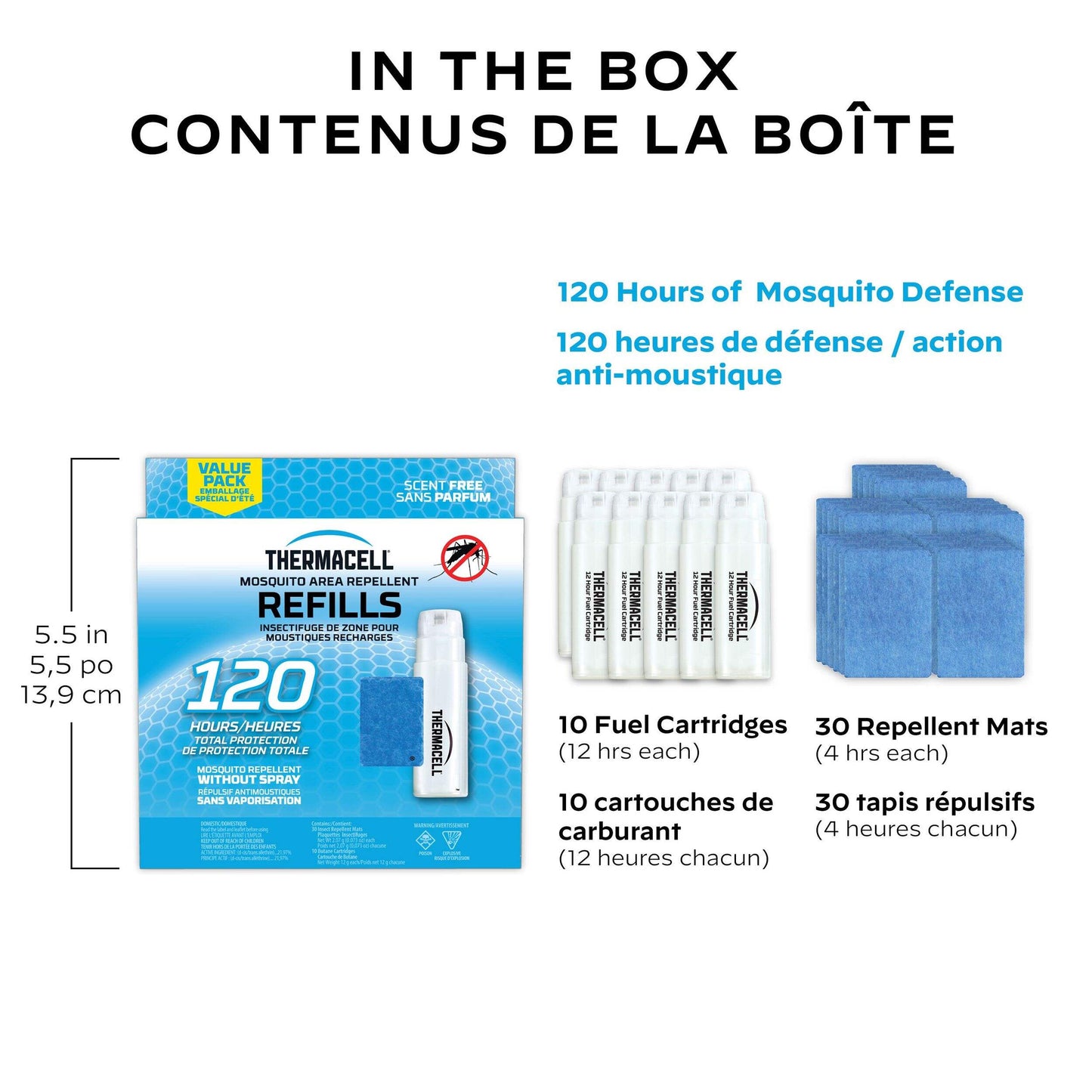 Thermacell Mosquito Repellent Original Refills - 120 Hours