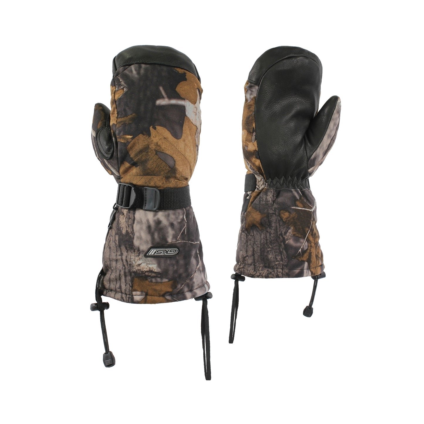 Buckshot Mitt Deerskin Flan Thin.-Poly/ PU-Adjustment cord - KBM Outdoors