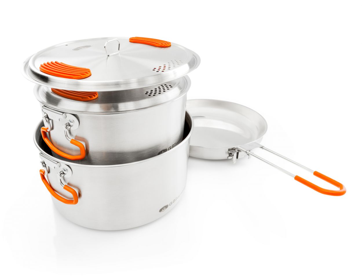 GSI Glacier Stainless Base Camper Cook Set - KBM Outdoors