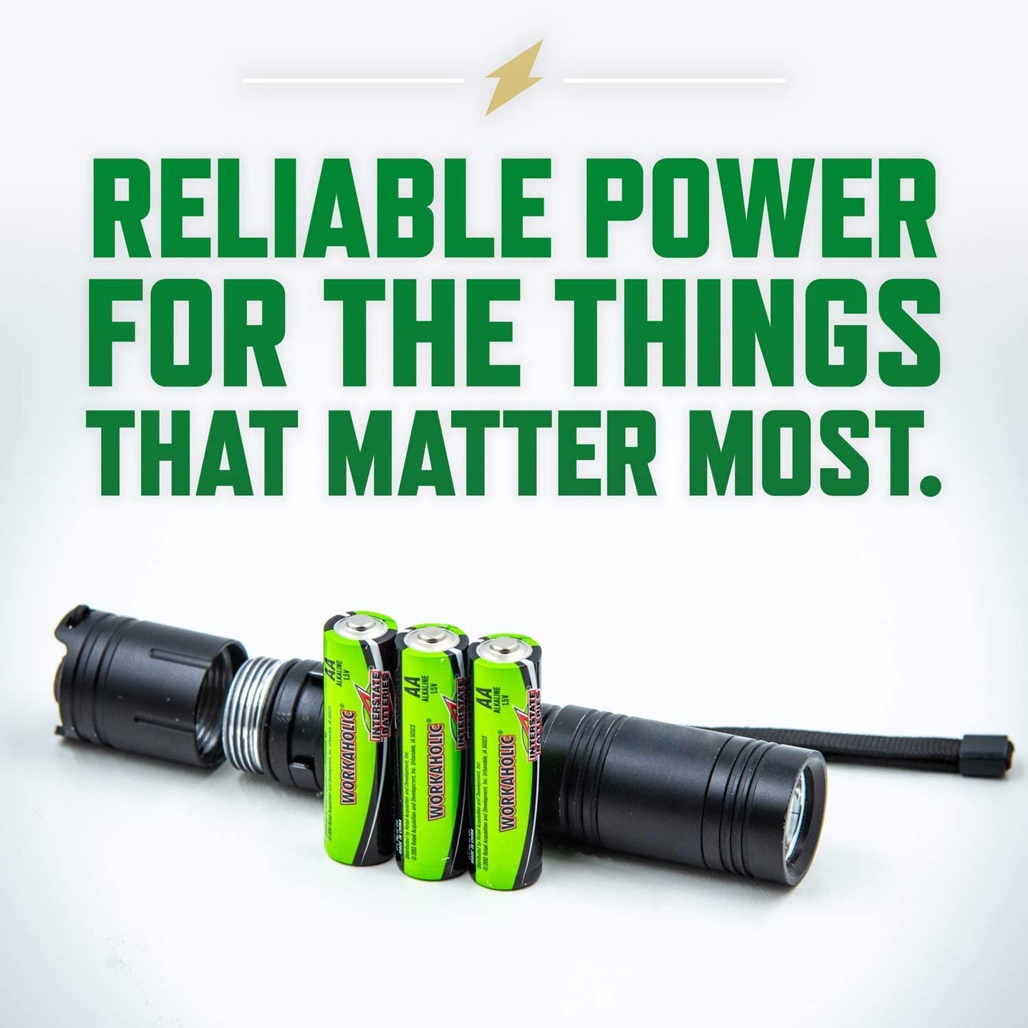 Interstate Batteries AAA All-Purpose Alkaline Battery 24 Pack - Workaholic (DRY0075) - KBM Outdoors