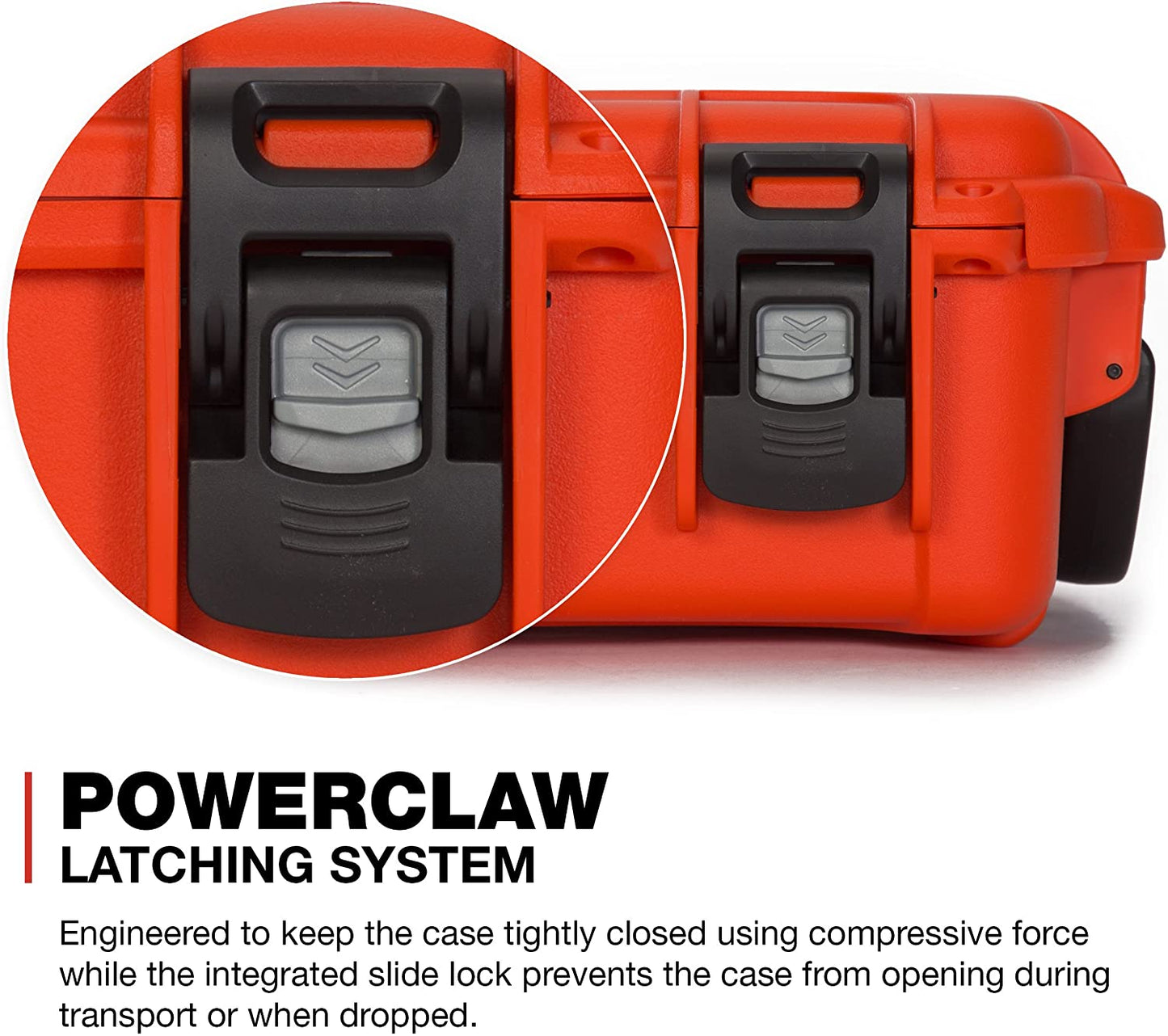 Nanuk 904 Waterproof Hard Case with Foam Insert - Orange - Made in Canada - KBM Outdoors