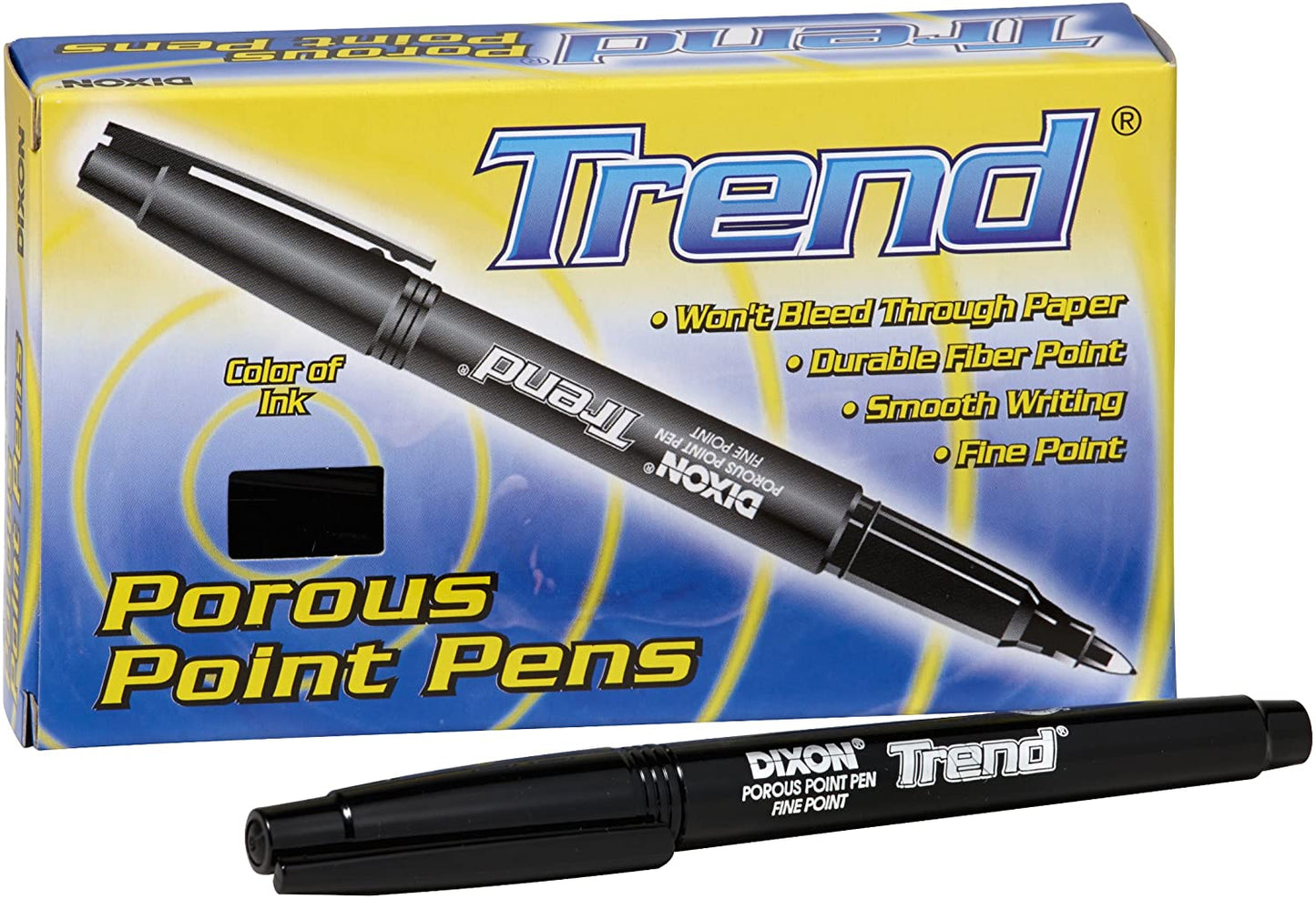 Dixon Trend Porous Fine Point Pen (Various Colours) (12pk) - KBM Outdoors