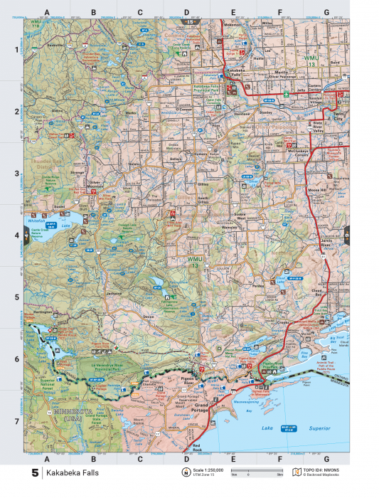 Printed TOPO Maps 1:85,000 scale - Paper Maps - KBM Outdoors