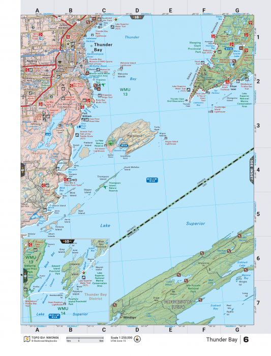 Printed TOPO Maps 1:85,000 scale - Paper Maps - KBM Outdoors