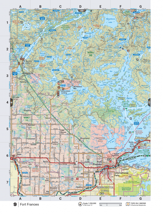 Printed TOPO Maps 1:85,000 scale - Paper Maps - KBM Outdoors
