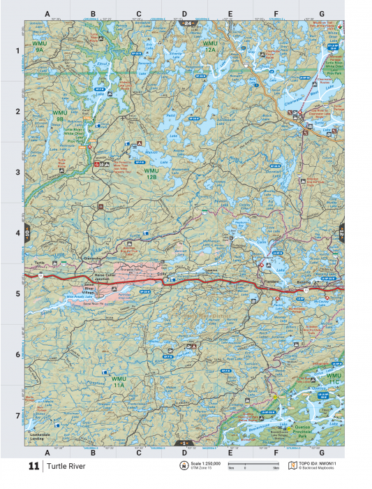 Printed TOPO Maps 1:85,000 scale - Paper Maps - KBM Outdoors