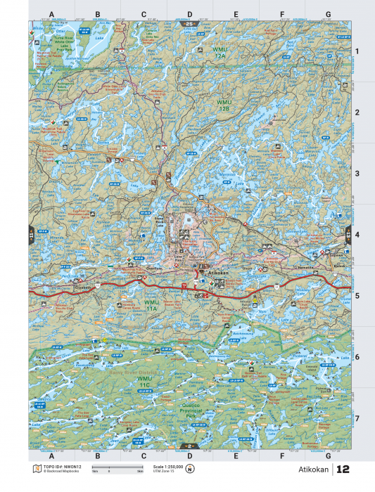 Printed TOPO Maps 1:85,000 scale - Paper Maps - KBM Outdoors