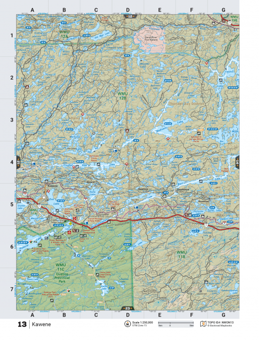 Printed TOPO Maps 1:85,000 scale - Paper Maps - KBM Outdoors