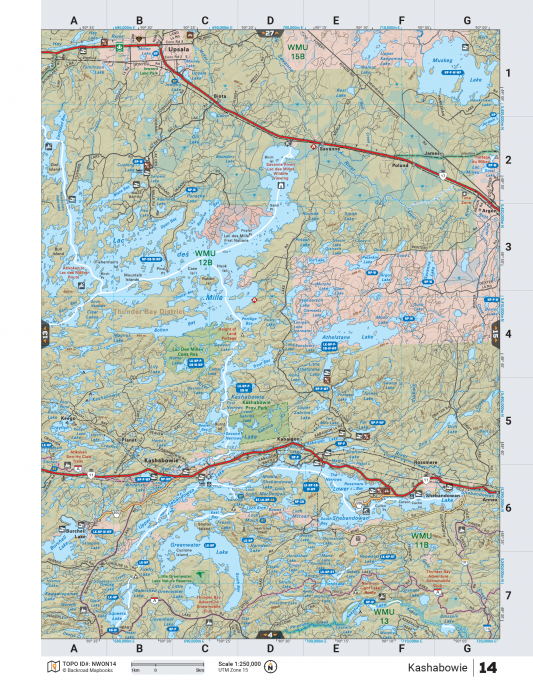 Printed TOPO Maps 1:85,000 scale - Paper Maps - KBM Outdoors