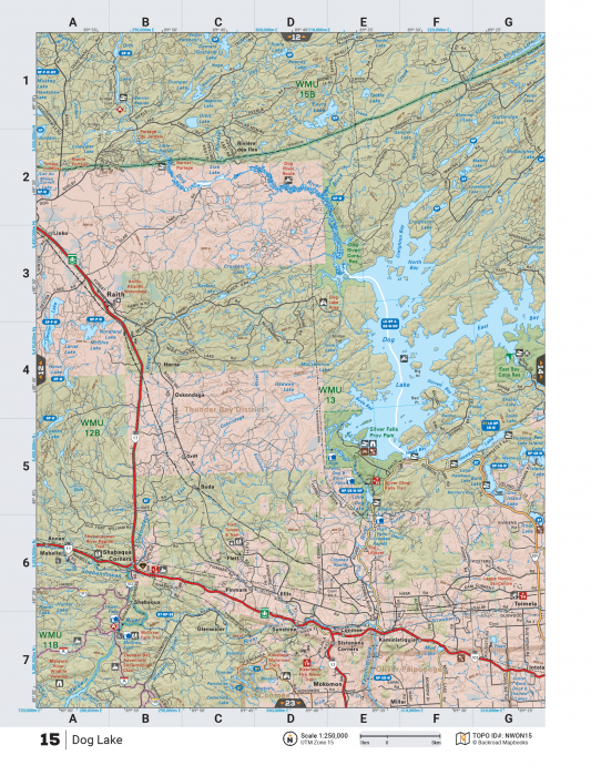 Printed TOPO Maps 1:85,000 scale - Paper Maps - KBM Outdoors