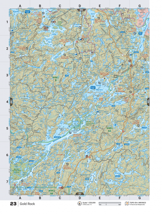 Printed TOPO Maps 1:85,000 scale - Paper Maps - KBM Outdoors