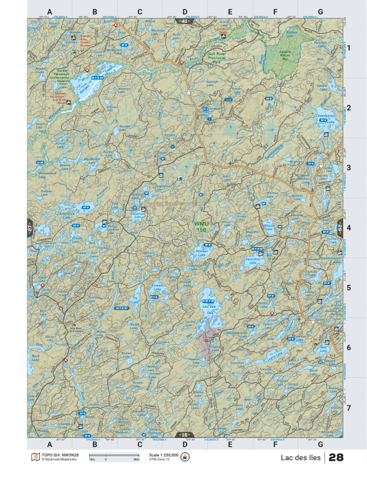 Printed TOPO Maps 1:85,000 scale - Paper Maps - KBM Outdoors