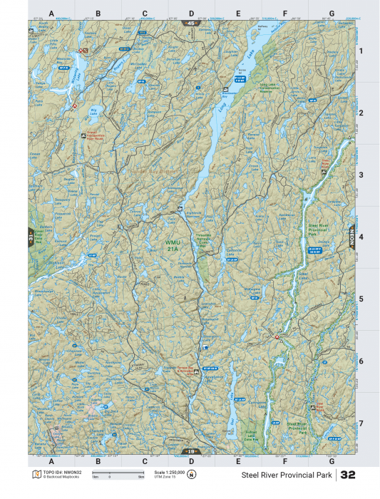Printed TOPO Maps 1:85,000 scale - Paper Maps - KBM Outdoors