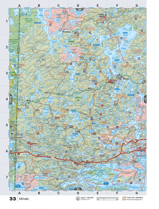 Printed TOPO Maps 1:85,000 scale - Paper Maps - KBM Outdoors