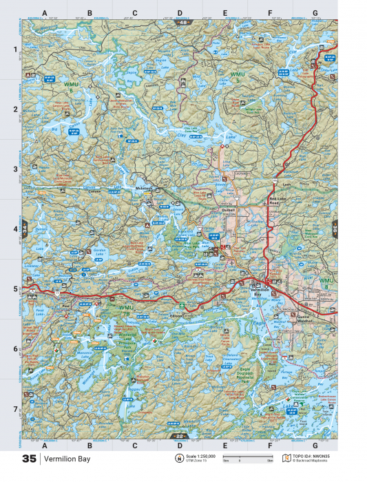 Printed TOPO Maps 1:85,000 scale - Paper Maps - KBM Outdoors