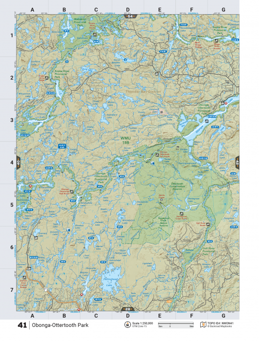 Printed TOPO Maps 1:85,000 scale - Paper Maps - KBM Outdoors