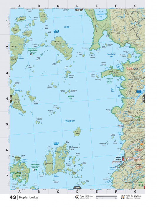 Printed TOPO Maps 1:85,000 scale - Paper Maps - KBM Outdoors