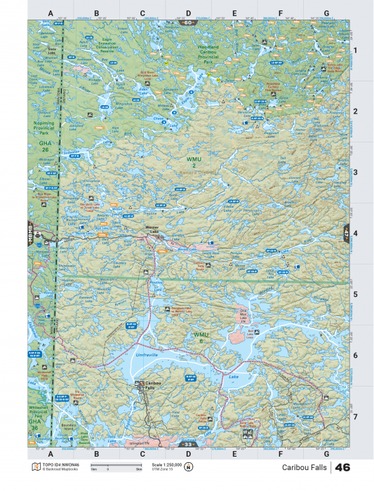 Printed TOPO Maps 1:85,000 scale - Paper Maps - KBM Outdoors