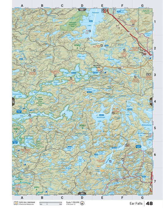 Printed TOPO Maps 1:85,000 scale - Paper Maps - KBM Outdoors