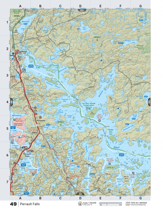 Printed TOPO Maps 1:85,000 scale - Paper Maps - KBM Outdoors