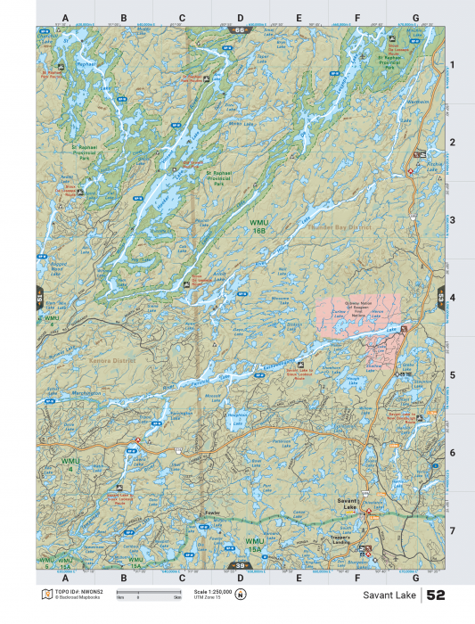 Printed TOPO Maps 1:85,000 scale - Paper Maps - KBM Outdoors