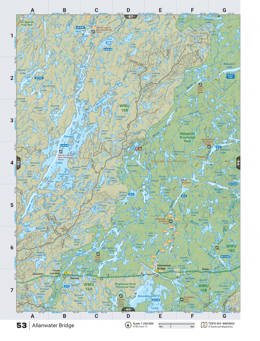 Printed TOPO Maps 1:85,000 scale - Paper Maps - KBM Outdoors