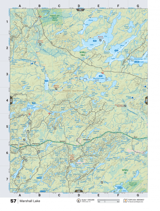 Printed TOPO Maps 1:85,000 scale - Paper Maps - KBM Outdoors