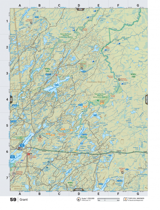 Printed TOPO Maps 1:85,000 scale - Paper Maps - KBM Outdoors