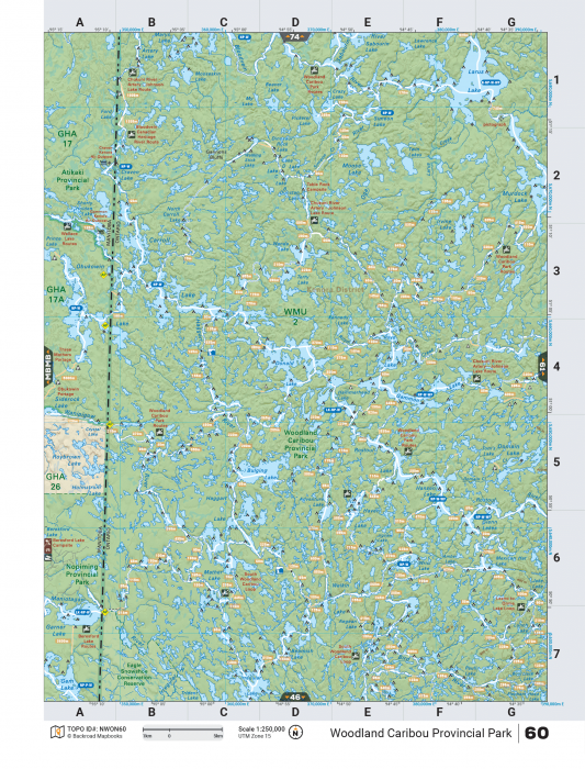 Printed TOPO Maps 1:85,000 scale - Paper Maps - KBM Outdoors